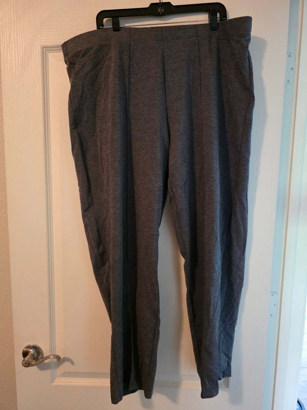 Croft & Barrow Women's Pants Size 2X Gray Stretch Pull On Casual Leggings